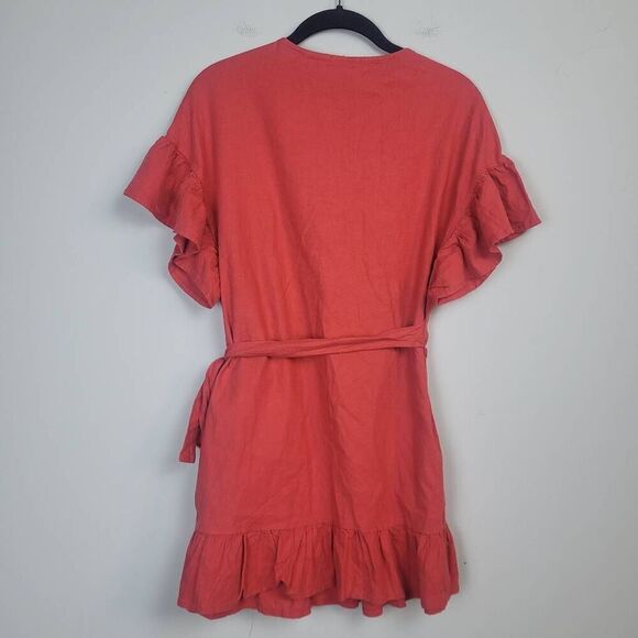 Tularosa Red Ruffle Mini Dress - Picture 4 of 8